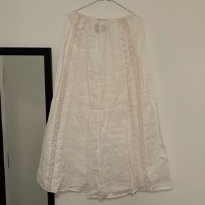 Reformation linen skirt